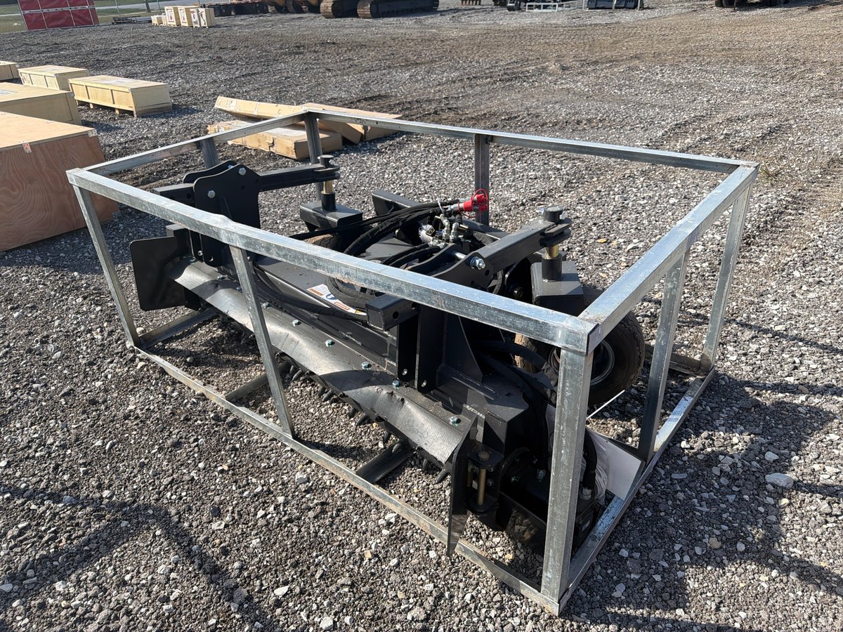2026 LandHonor PR-12-72W 72in Skid Steer Power Rake (Unused)
