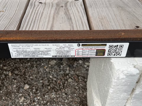 2027 Carry-On Z5X8GW2K 5ft x 8ft Wood Floor Utility Trailer — photo 5