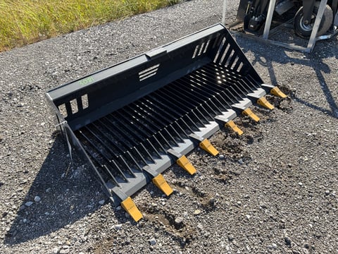 2026 LandHonor RB-14-78W 78in Skid Steer Rock Bucket (Unused) — photo 2
