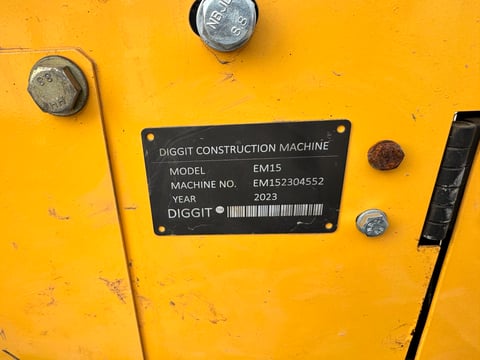 2023 Diggit EM15 Mini Excavator — photo 10