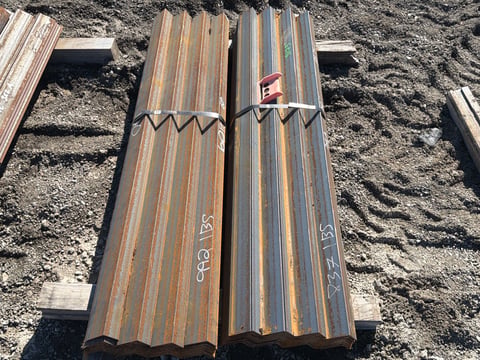 (114) 3in x 2in Steel Angle Iron, 2 Bundles, 60in Long — photo 3