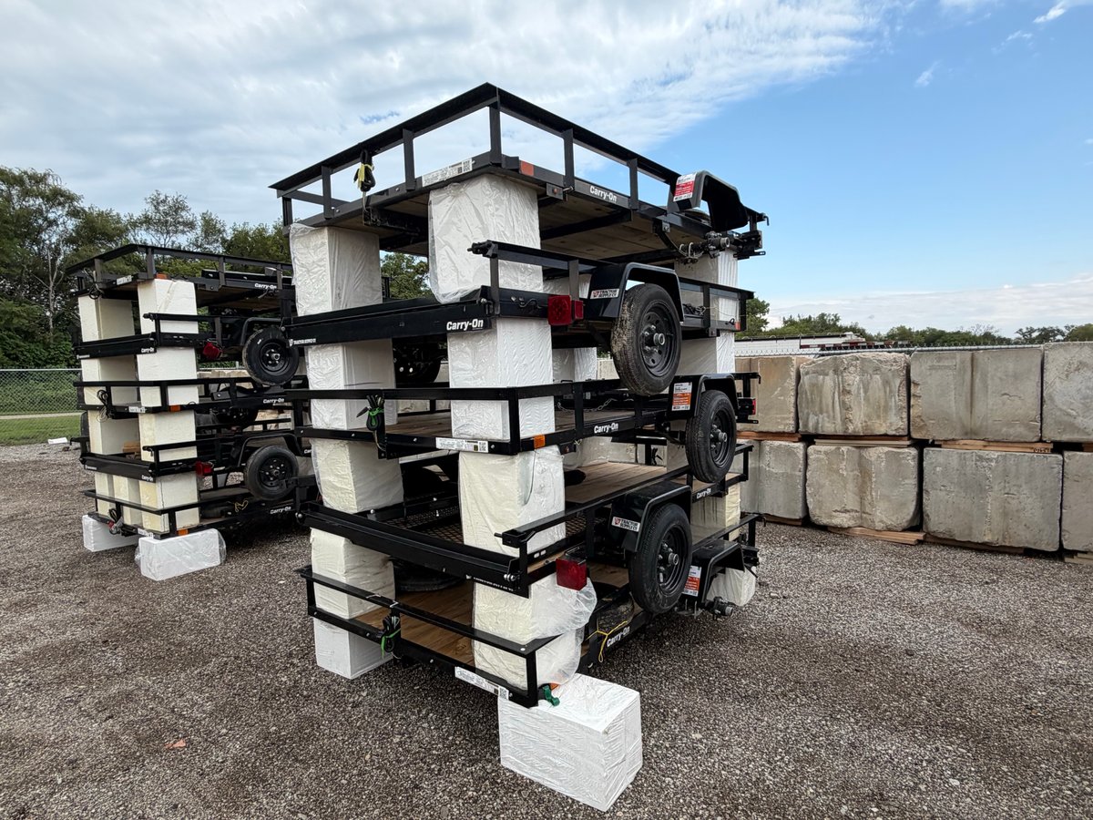 Qty of (5) 2027 Carry-On Trailers Z5X8GW2K
