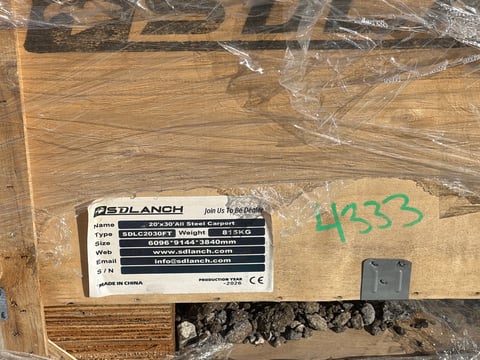 SDLANCH SDLC2030FT 20ft x 30ft All-Steel Carport (Unused) — photo 5