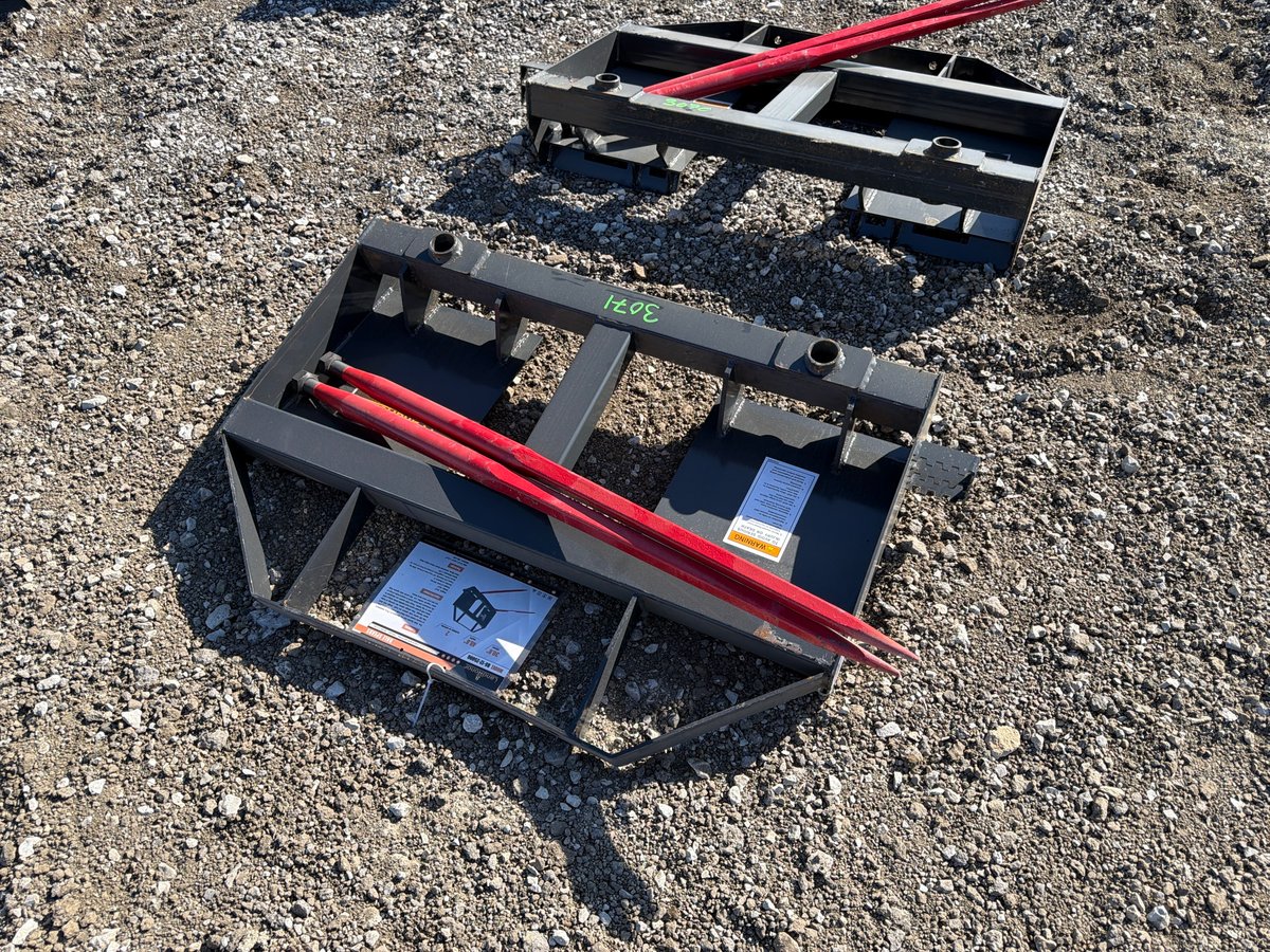2026 LandHonor BS-12-2500G Skid Steer Bale Spear (Unused)