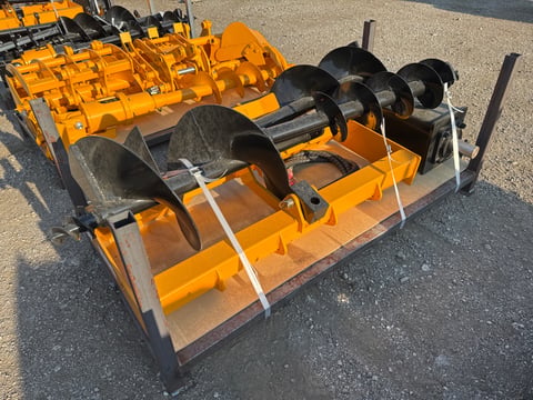 2026 Giyi Skid Steer Loader Auger and Extra Rod (Unused) — photo 2