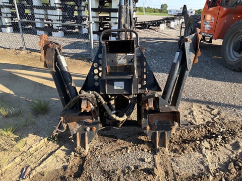 Backhoe Attachment with Bucket and Stabilizers — photo 7