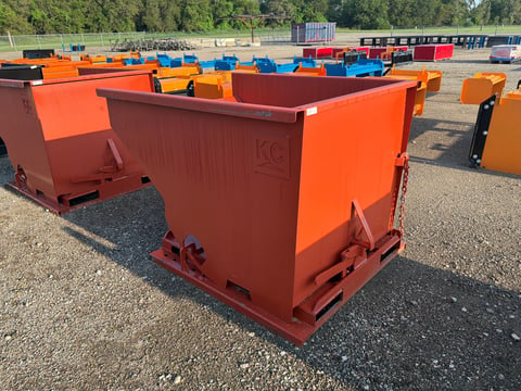 Kit Containers 2 Yard Self Dumping Hopper — photo 4