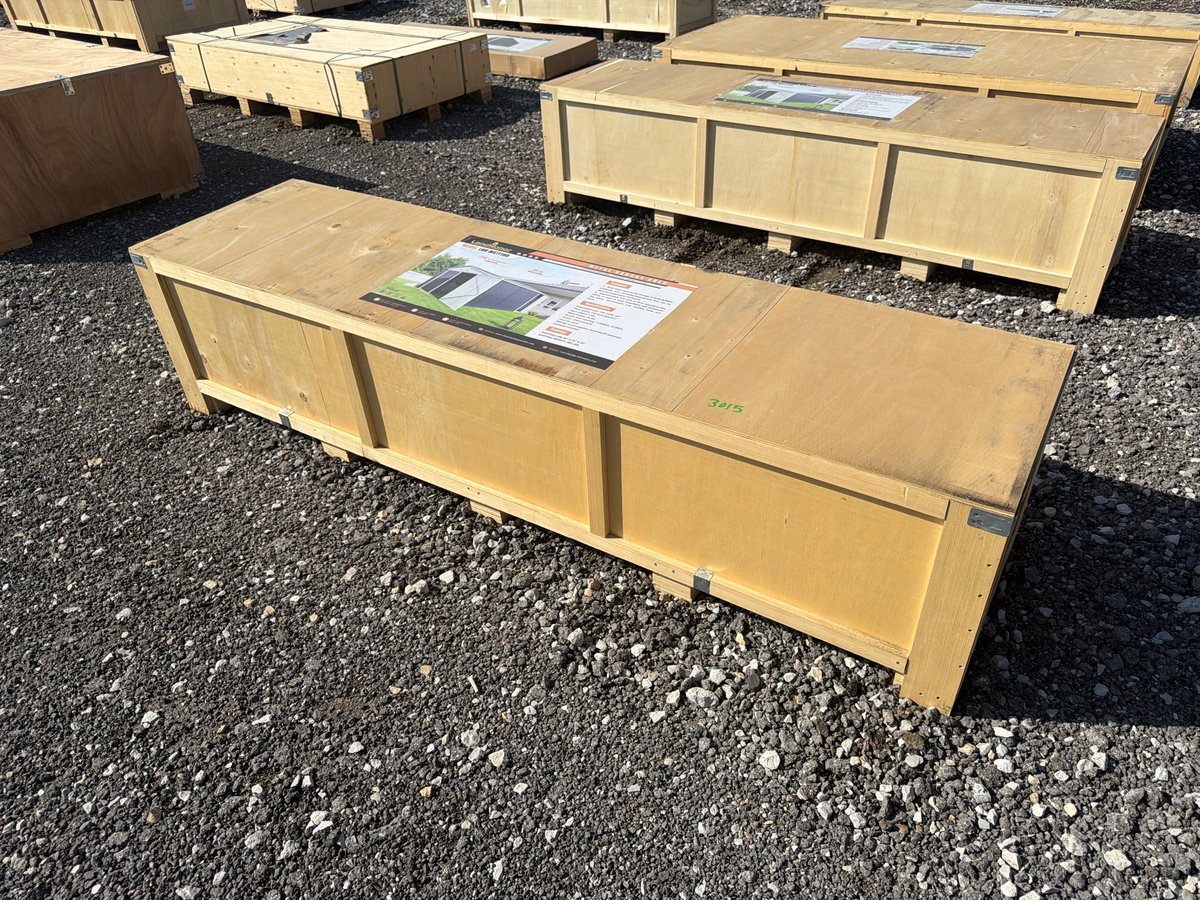 LandHonor LHR-MS1119B 11ft x 19ft Metal Garage Shed (Unused)