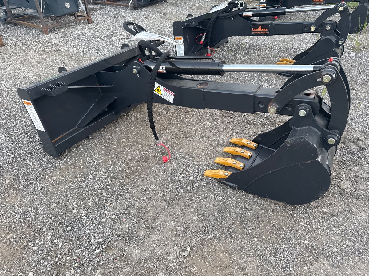 2025 LandHonor BH-12-72D Big Arm Backhoe Attachment for Skid Steer (Unused)