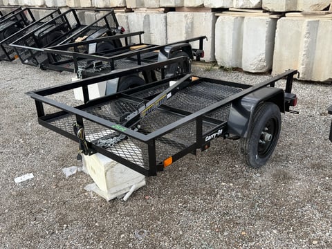 Carry-On 4ft x 6ft Mesh Floor Utility Trailer — No Title, Bill of Sale Only — photo 1