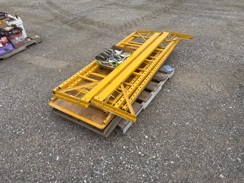 Yellow Steel Scaffold Frames with Casters — photo 3