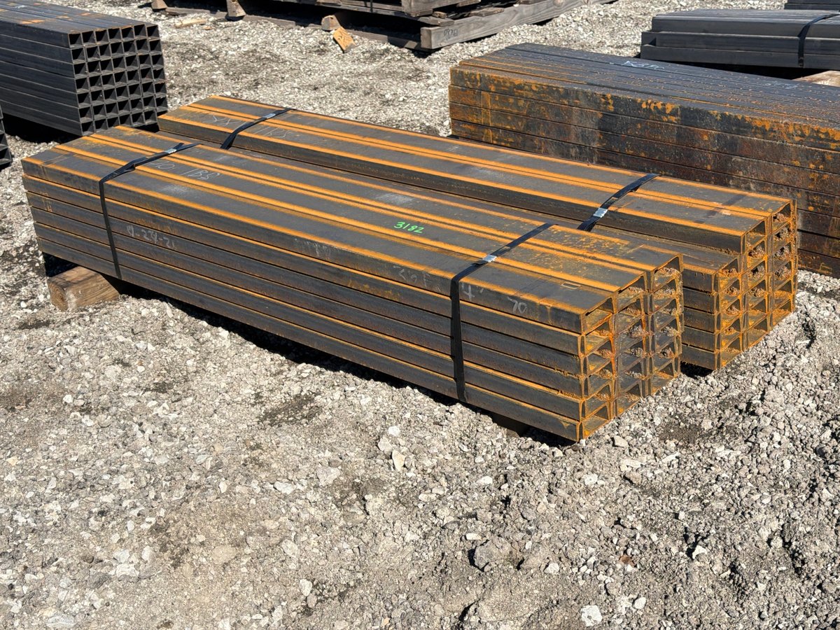 2 Bundles of Steel C-Channel