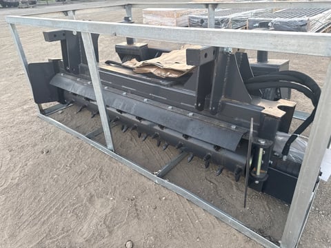 2025 LandHonor PR-12-72W 72in Skid Steer Power Rake (Unused) — photo 3