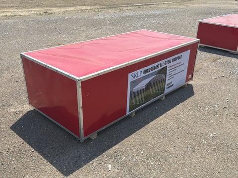 2026 SKLP SK-SC40 40X20X14 ft All-Steel Carport (Unused) — photo 2