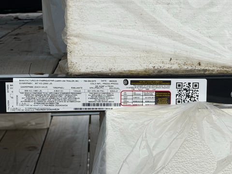 Qty of (5) 2027 Carry-On Trailers Z5X8GW2K — photo 9