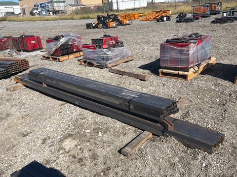 2 Bundles of Steel Square Tubing, Incl. (14) 2in x 2in 14 Ga, 170.5in Long — photo 1