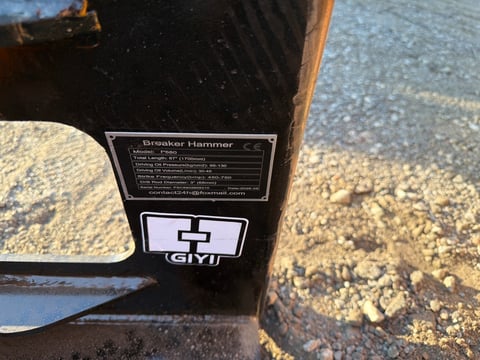 2026 Giyi Gy-P680 Skid Steer Breaker (Unused) — photo 5