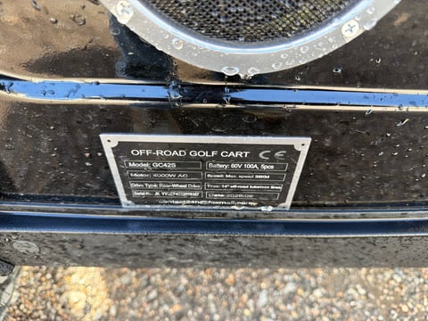 2026 GC42S 6-Passenger Electric Off-Road Golf Cart (Unused) — photo 7