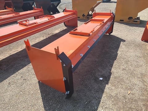 Kit Containers 10' Skid Steer Pusher with Replaceable Shoes and Blade — photo 2