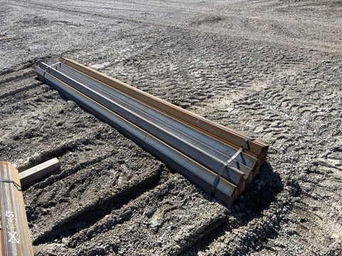 2 Bundles of 3in x 2in Steel Angle Iron, 144in Long, 102+ Pcs — photo 3