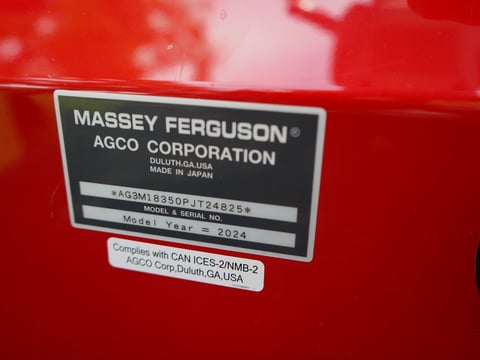2024 Massey Ferguson 1835M Tractor w/ Front Loader & Bucket – Rear Box Blade Not Included — photo 7