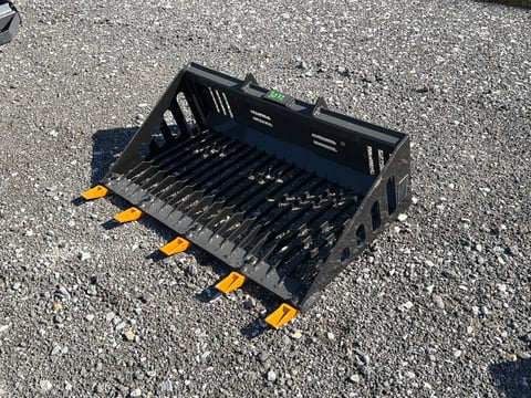 2026 Giyi Gy-RB44 44in Mini Skid Steer Rock Bucket (Unused) — photo 1