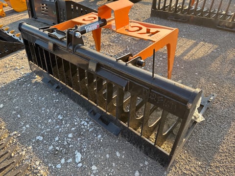 Kit Containers 76" Skid Steer Skeleton Grapple Single Cylinder — photo 2