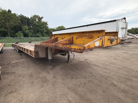 1978 Transport Trailers CR35TXF 17ft x 8ft TRI/A Lowboy Trailer — photo 2
