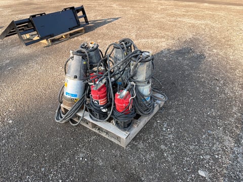 Pallet of Submersible Dewatering Pumps — photo 3