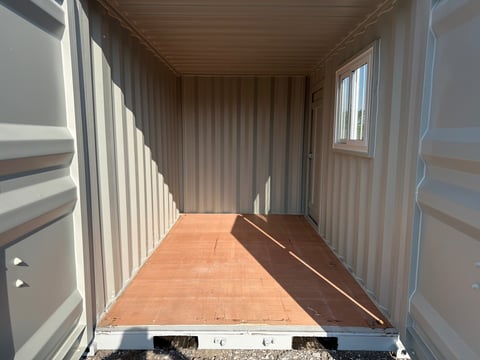 12ft Shipping Container with Window (One Trip, Unused) — photo 5