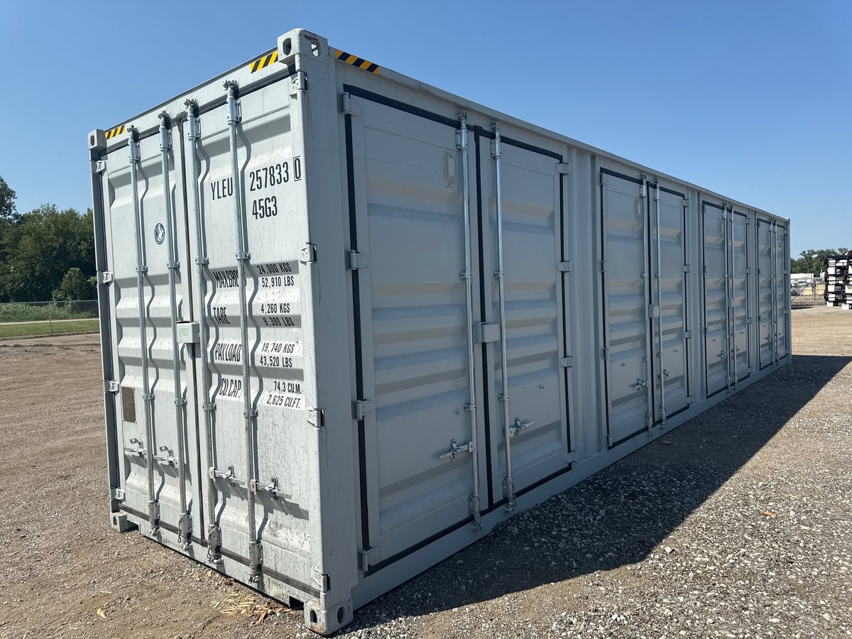 IRC40-YHX 40ft High Cube Shipping Container with 4 Doors (One Trip)