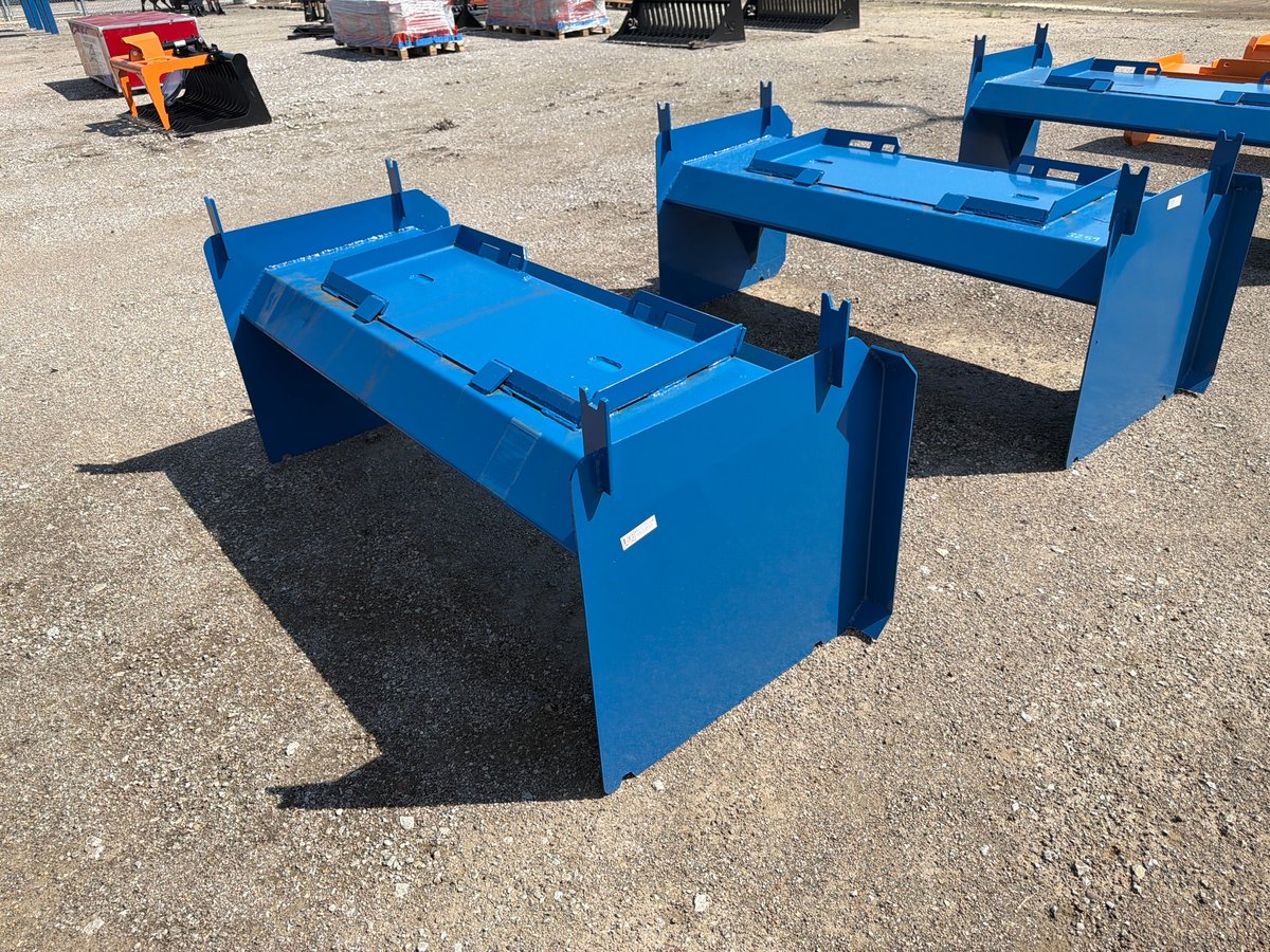 Kit Containers 6' Skid Steer Economy Pusher
