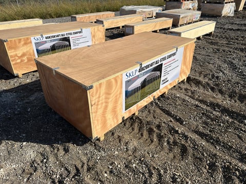 SKLP SK-SC40 40ft x 20ft x 14ft All-Steel Carport (Unused) — photo 2