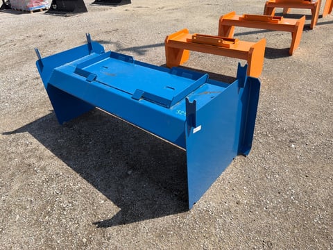 Kit Containers 6' Skid Steer Economy Pusher — photo 1