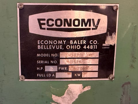 Economy Baler Co. 3621 Vertical Baler, 2 HP — photo 6