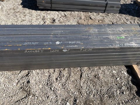 (47) 2in x 2in 14 Ga Steel Square Tubing, 122.5in Long — photo 3