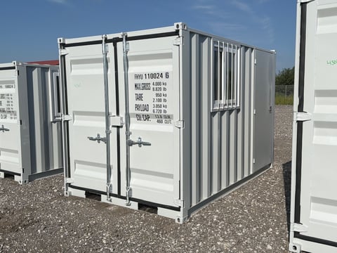 11ft Shipping Container with Window (One Trip, Unused) — photo 5