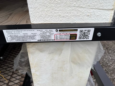 Qty of (6) 2027 Carry-On Trailers Z5X8GW2K — photo 5