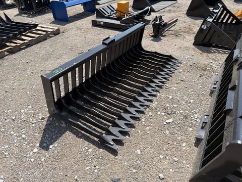 Kit Containers 76" Skid Steer Skeleton Bucket High Side — photo 2