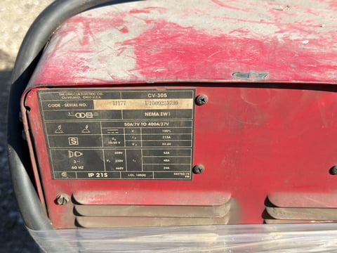 (2) Lincoln Electric Idealarc CV-305 Mig Welder Power Sources — photo 6