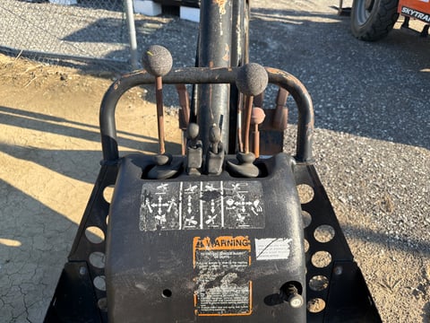 Backhoe Attachment with Bucket and Stabilizers — photo 6