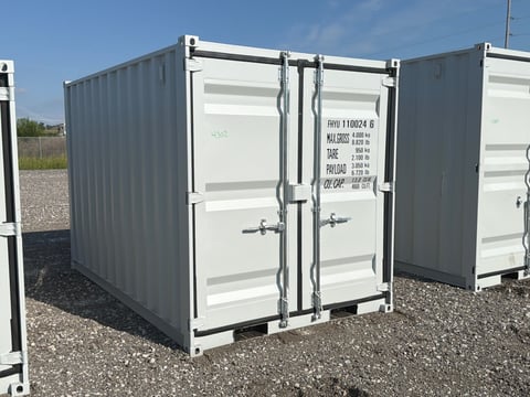 11ft Shipping Container with Window (One Trip, Unused) — photo 2