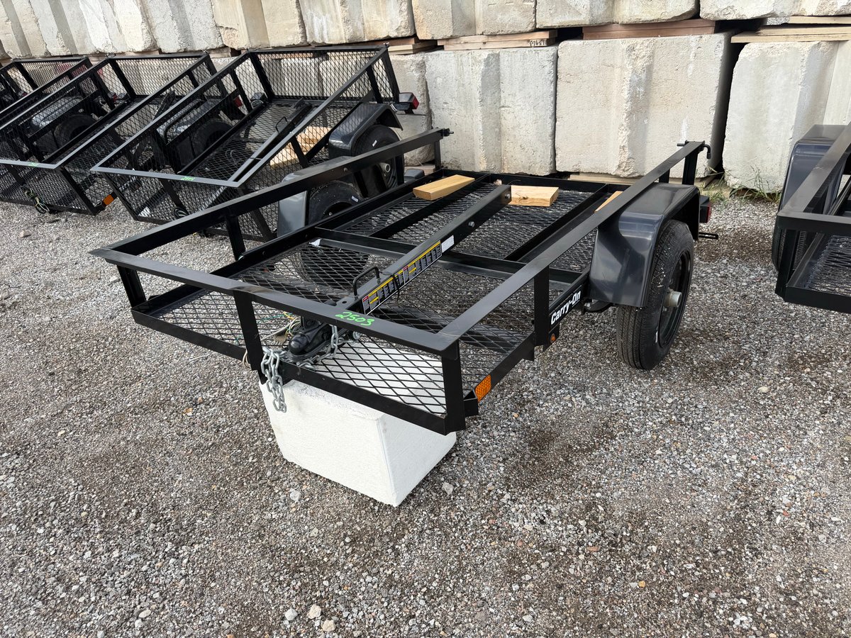 Carry-On 4ft x 6ft Mesh Floor Utility Trailer — No Title, Bill of Sale Only