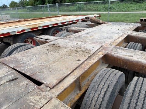 1978 Transport Trailers CR35TXF 17ft x 8ft TRI/A Lowboy Trailer — photo 9