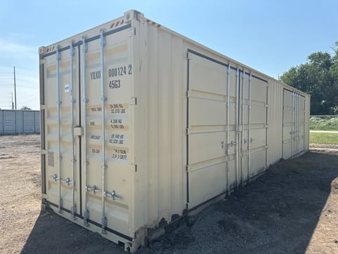 DPX400SD 40ft Shipping Container with (2) Side Doors and End Door (One Trip) — photo 1