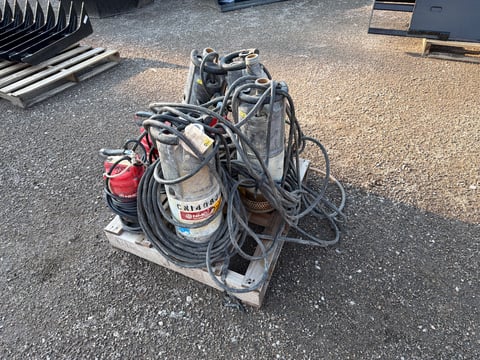 Pallet of Submersible Dewatering Pumps — photo 2