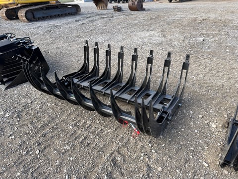 2026 Giyi Gy-CLG72 72in Skid Steer Hydraulic Root Grapple Rake (Unused) — photo 1
