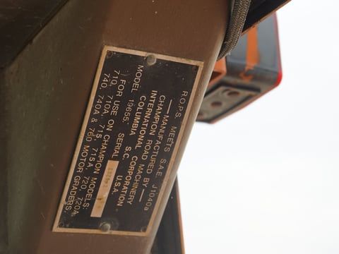 Champion 710A Motor Grader — photo 26