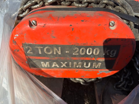 (2) cm Lodestar 2 Ton Electric Chain Hoists — photo 2