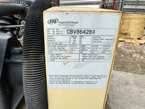 Ingersoll Rand 2475 Air Compressor — photo 9